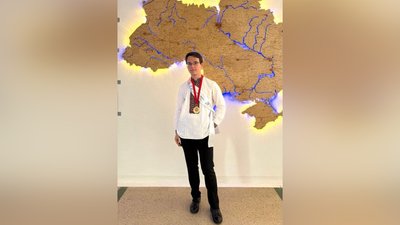 Випускник Юрій Гащук, який склав НМТ на 800 балів