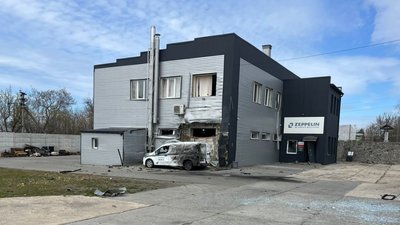 Дрони типу V2U вдарили по Дергачах, 14 квітня 2026 року