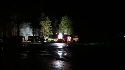 Подробиці пожежі у заміському кафе на Сумщині розповіли рятувальники