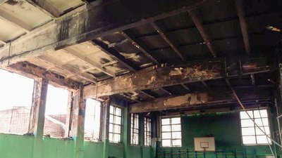 У Кропивницькому горів спортзал ліцею сфери послуг і торгівлі