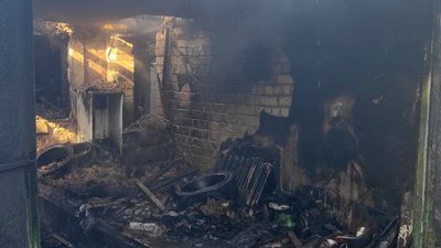 У Миколаївській області горів приватний будинок У Миколаївській області горів приватний будинок