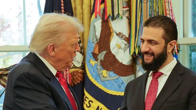 Дональд Трамп і президент Сирії