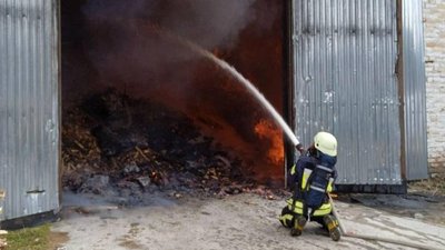 У місті на Волині ліквідували пожежу на котельні У місті на Волині ліквідували пожежу на котельні
