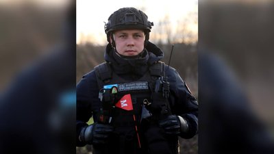 Тарас Обач — піротехнік ДСНС Волині