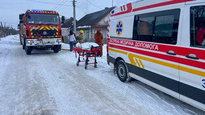 Пожежа в місті Дубно на Рівненщині