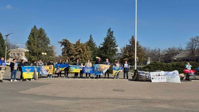Акція-нагадування про військовополонених та зниклих безвісти в Арбузинці