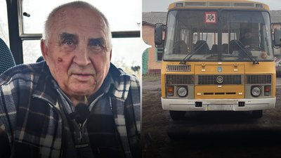 водій шкільного автобуса у Сахновщинській громаді