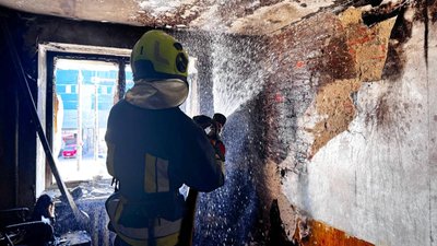 Пожежа у багатоквартирному будинку