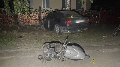 Смертельна аварія в Охтирці — загинув водій мотоцикла