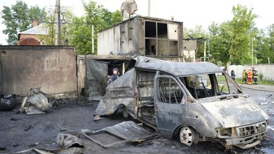 У Харкові на Холодній горі горіла СТО