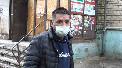 Олексій Юданов, мешканець гуртожитку на вул. Поштовій 159-б Олексій Юданов, мешканець гуртожитку на вул. Поштовій 159-б