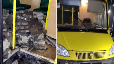 В Ужгороді водій маршрутки намагався викрасти тротуарну плитку з площі Петефі