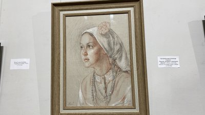 Одна з робіт на виставці "Лінія і простір" у Полтаві Одна з робіт на виставці "Лінія і простір" у Полтаві