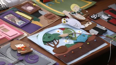 Запоріжанка власноруч виготовляє фетрові дитячі книжки Запоріжанка власноруч виготовляє фетрові дитячі книжки