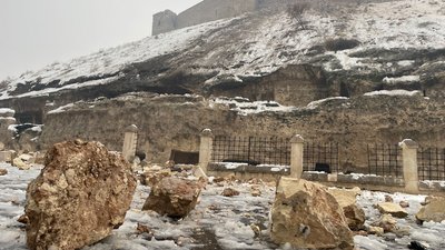Землетрус у Туреччині руйнування замок