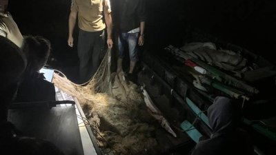 В Одеській області у рибалок вилучили понад 7 кг червонокнижної риби: врятувати її не вдалося В Одеській області у рибалок вилучили понад 7 кг червонокнижної риби: врятувати її не вдалося