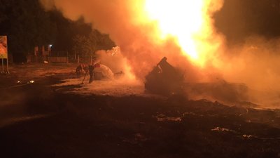 На Черкащині загорілася цистерна з пальним, водій не вижив