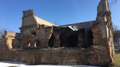 На Львівщині обвалилася частина синагоги XVIII століття