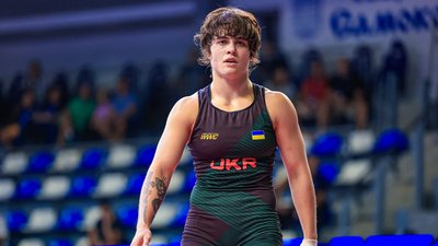 Українська борчиня Олександра Рибак