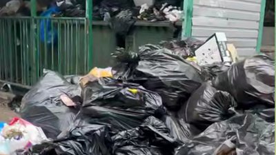 Сміття, Алушта, Крим, стихійне сміттєзвалище