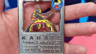 Спортсмен з Одещини завоював срібну медаль чемпіонату Європи з карате Спортсмен з Одещини завоював срібну медаль чемпіонату Європи з карате