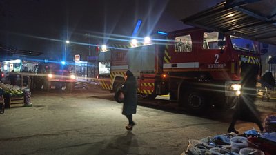 У Житомирі горів МАФ
