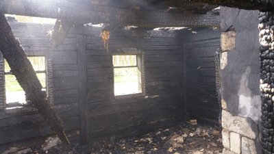 На Житомирщині на пожежі в приватній оселі вогнеборці виявили загиблого На Житомирщині на пожежі в приватній оселі вогнеборці виявили загиблого