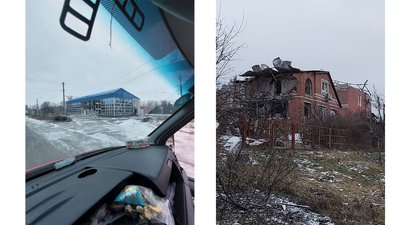 "Гукали їх до темряви". Кропивницькі волонтери вивозять з сіл, зруйнованих через війну, покинутих тварин