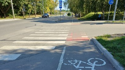 Велодоріжка в Полтаві Велодоріжка в Полтаві