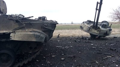 Бійці Закарпатської бригади знищили російську БМП