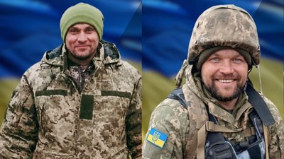 Загиблі військові Микола Незвиський і Володимир Гуда