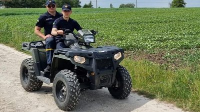 Рятувальники використовували квадроцикл для пошуків Рятувальники використовували квадроцикл для пошуків