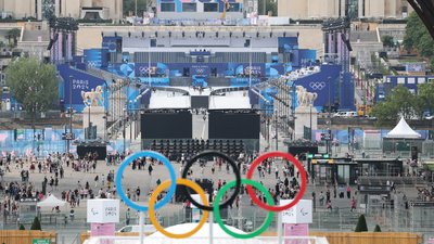 Париж перед початком церемонії відкриття Олімпіади-2024