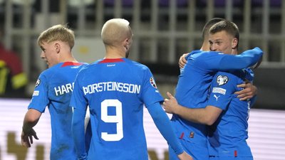 Гравці збірної Ісландії з футболу