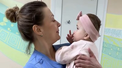 Тетяна Загребельна з 2,5 річною Даринкою