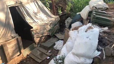 Голова громади показав знищену російську техніку на Дергачівщині