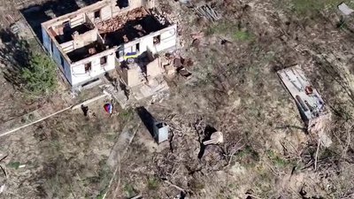 Спецпризначенці ГУР встановили прапор України на островах колишнього Каховського водосховища у Запорізькій області