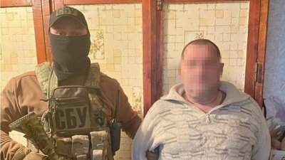 Засуджений чоловік під час затримання