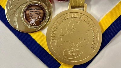 Анна Рикун чемпіонка Європи з класичного жиму лежачи 2023 Анна Рикун чемпіонка Європи з класичного жиму лежачи 2023
