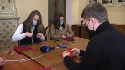 У Житомирі провели майстер-клас із виготовлення квітки маку – символу Дня пам'яті та примирення