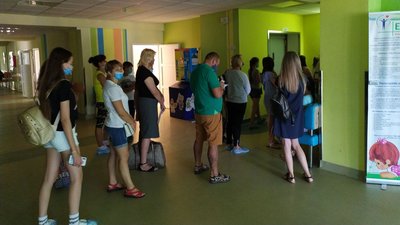 У дитячій обласній лікарні Кропивницького черга з пів сотні дітей У дитячій обласній лікарні Кропивницького черга з пів сотні дітей