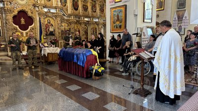 У Полтаві попрощались із оператором БпЛА Артемом Трохименком, який поліг на Донеччині