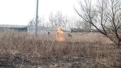 На Житомирщині за добу в семи районах області вигоріли два десятки гектарів сухостою На Житомирщині за добу в семи районах області вигоріли два десятки гектарів сухостою
