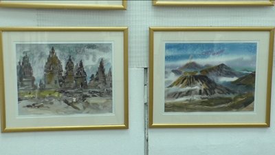 Замальовки з Індії та графіка зі світлодіодами: у Запоріжжі відкрилися літні виставки