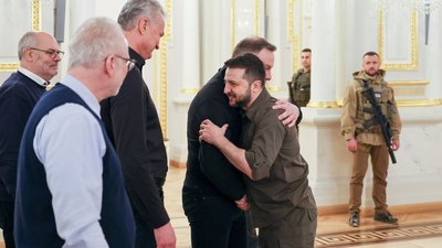 Президенти Польщі та країн Балтії зустрілися у Києві з Зеленським