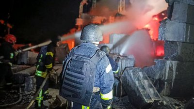 Атака РФ на Ізмаїл 22 жовтня 2025 року, інфраструктура, шахед, пожежа