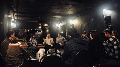 Фоторепортаж: як створюється п'єса у театрі "Золоті ворота"