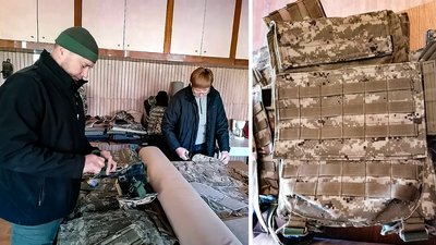У кропивницькій гімназії шиють амуніцію для українських військових У кропивницькій гімназії шиють амуніцію для українських військових