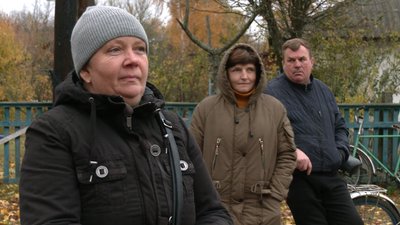 Місцева жителька села Кархівка на Чернігівщині Наталія Приходько Місцева жителька села Кархівка на Чернігівщині Наталія Приходько