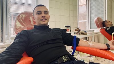 "Акція "Поділись": у Житомирі 100 поліцейських здали кров